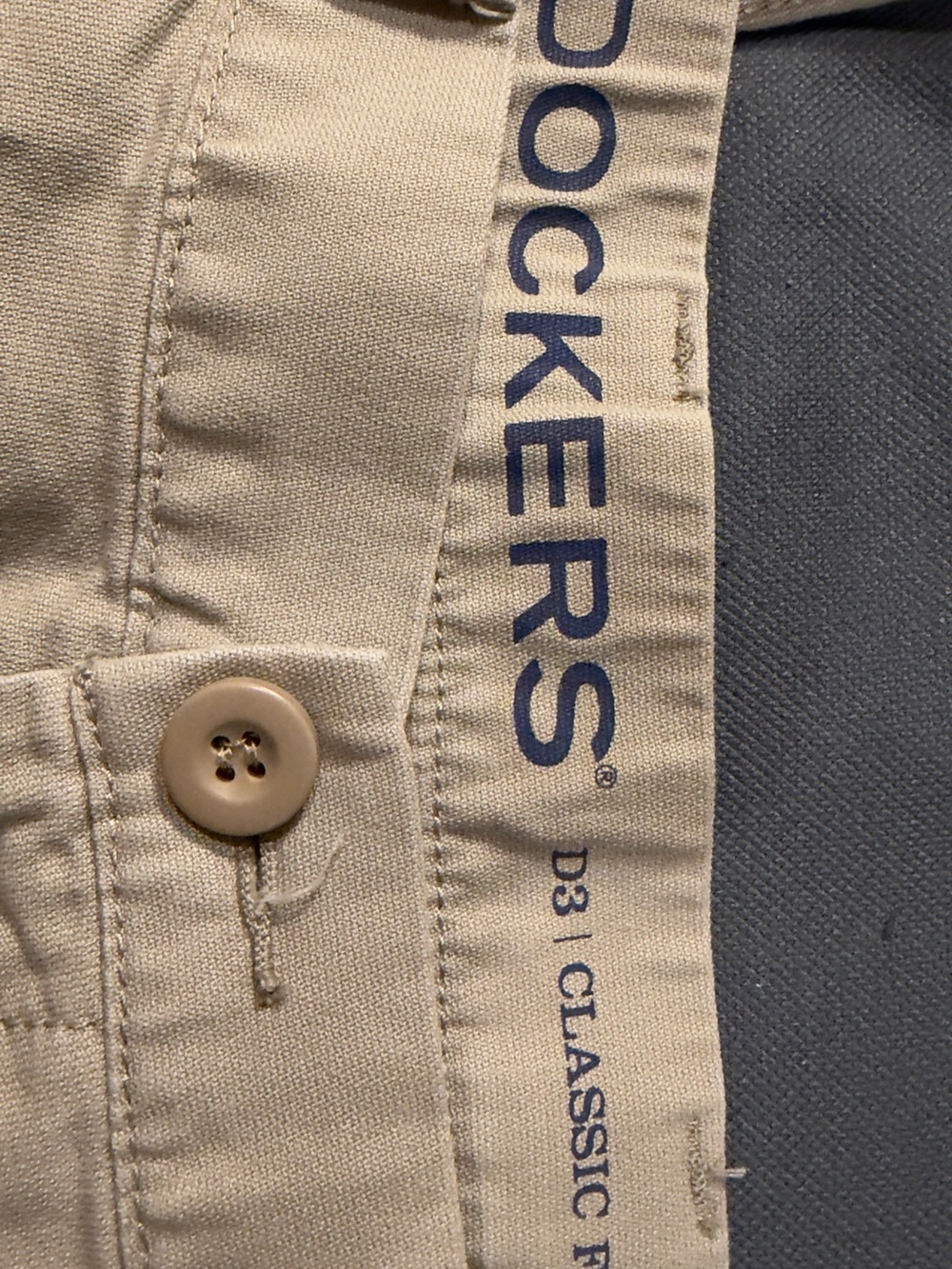 Dockers Tan Classic Straight-Leg Khakis 36x29